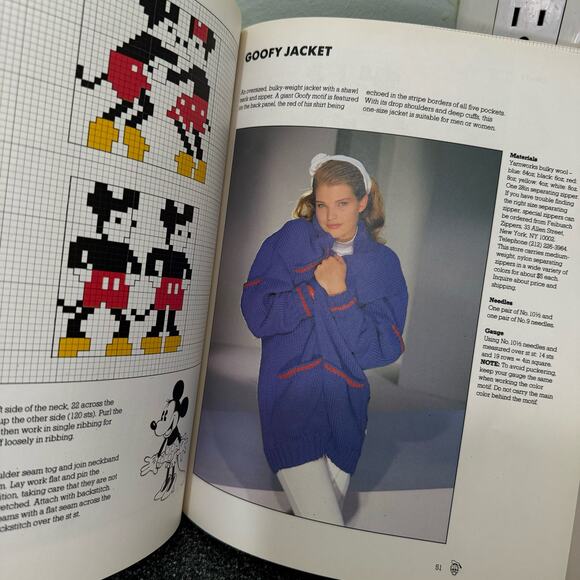 The Disney Book of Knitting by Coss & Robinson 1989 - Picture 9 of 9